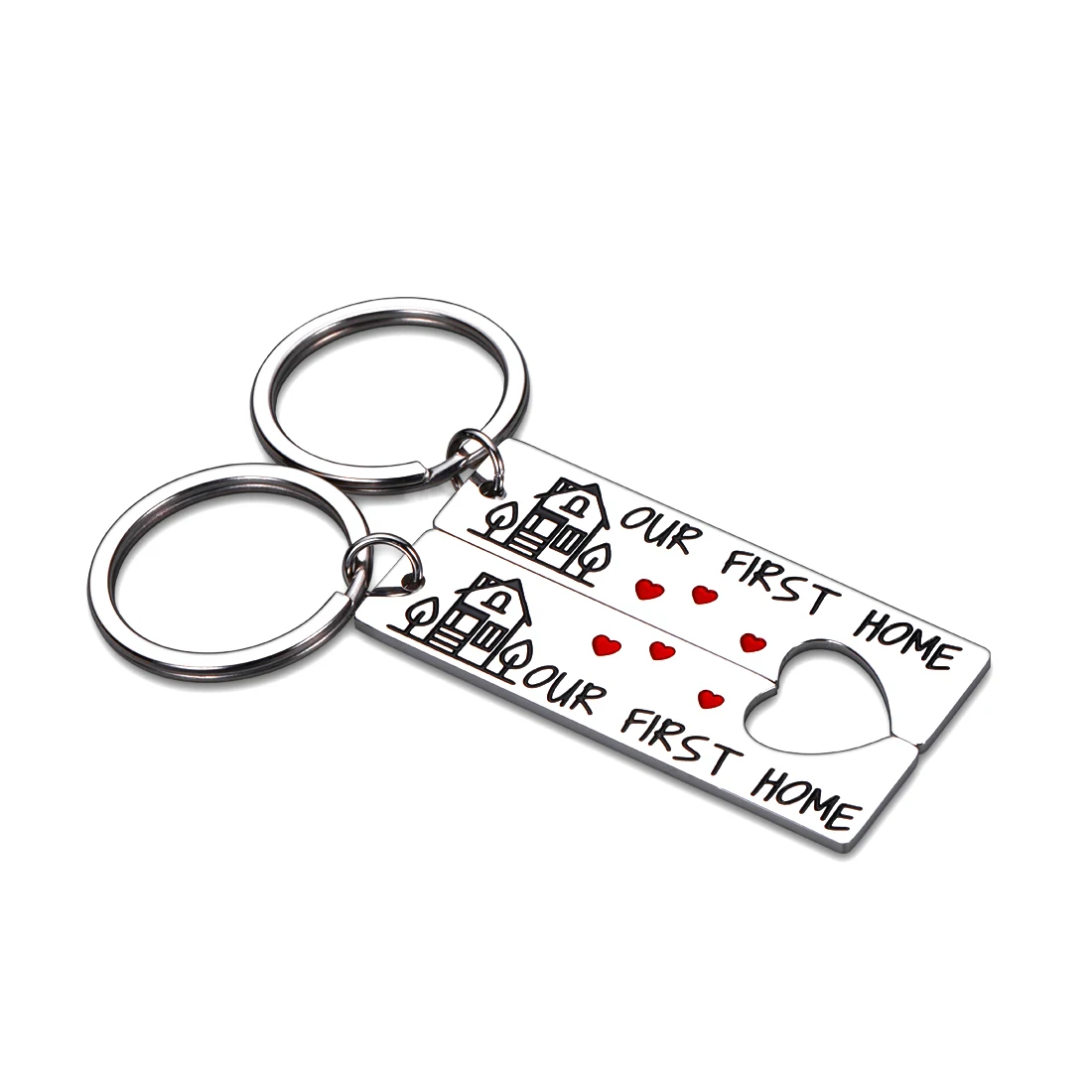 

2 шт., брелок для ключей для мужчин и женщин, подарок на день Святого Валентина