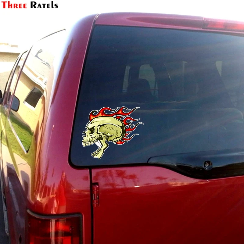 Водонепроницаемая наклейка в виде черепа с черепом трех уровней для рукоделия