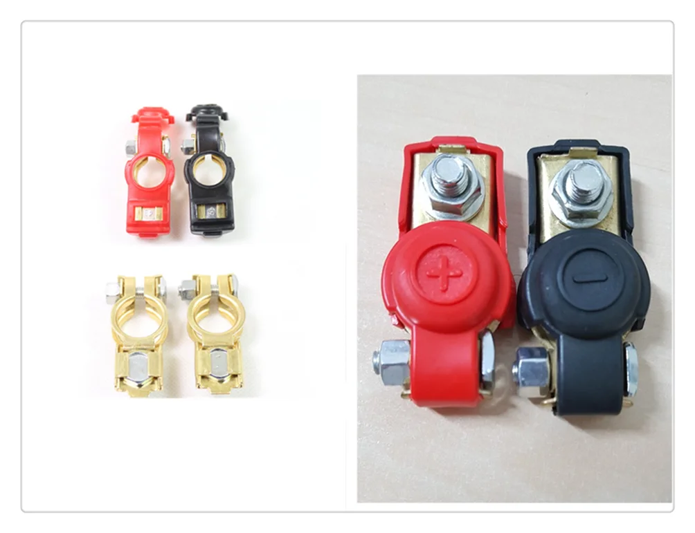 Авто Новый батарея головы разъем медь клип положительный/отрицательный Для Ford