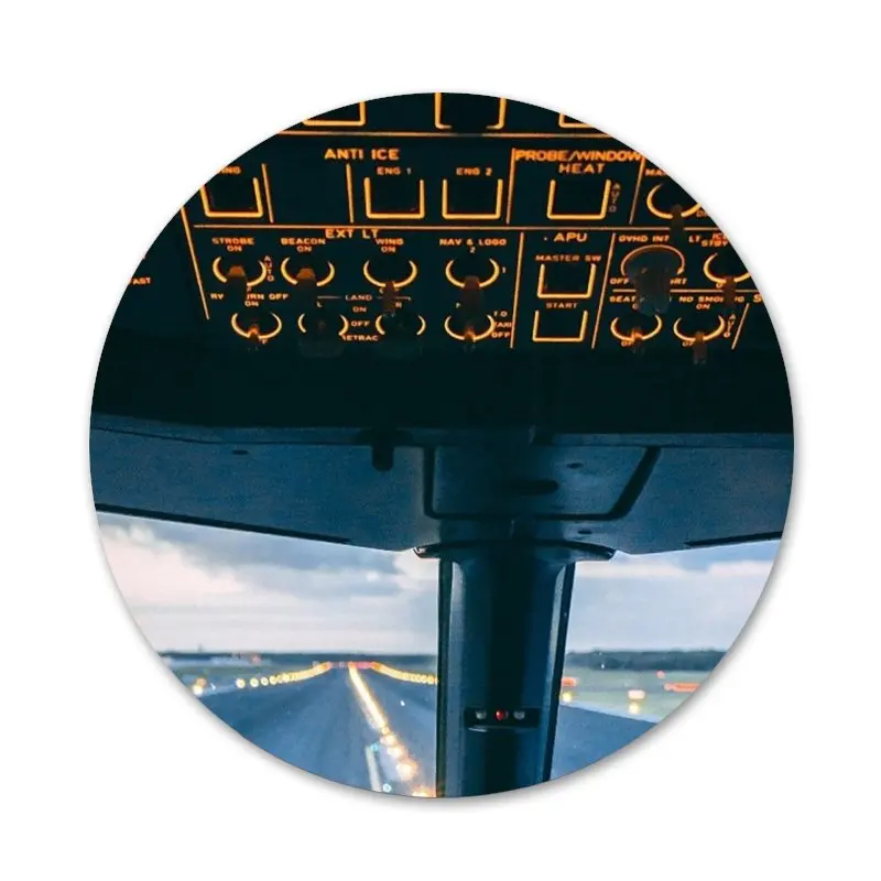 Ночных полетов B737 самолета значок брошь заколка аксессуары для одежды рюкзак