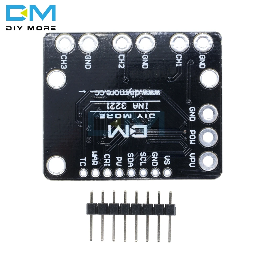 Модуль платы датчика питания IIC I2C INA3221 Замена модуля напряжения источника INA219