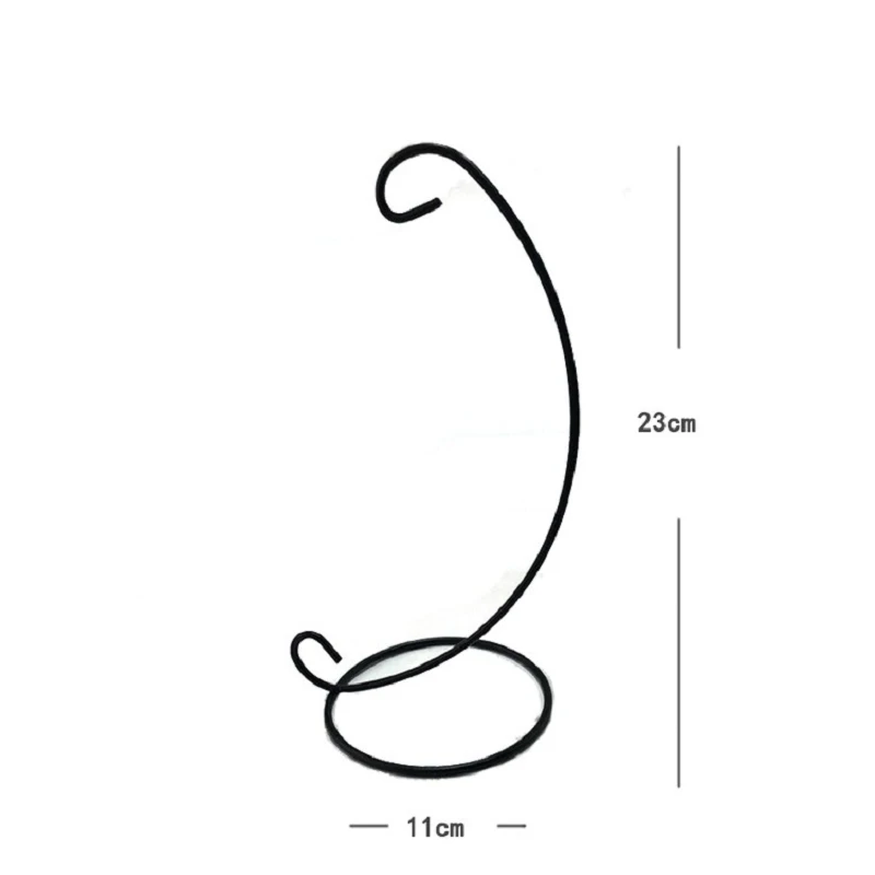Премиум красота ретро стеклянный шар подвесной стенд подсвечник свадебный