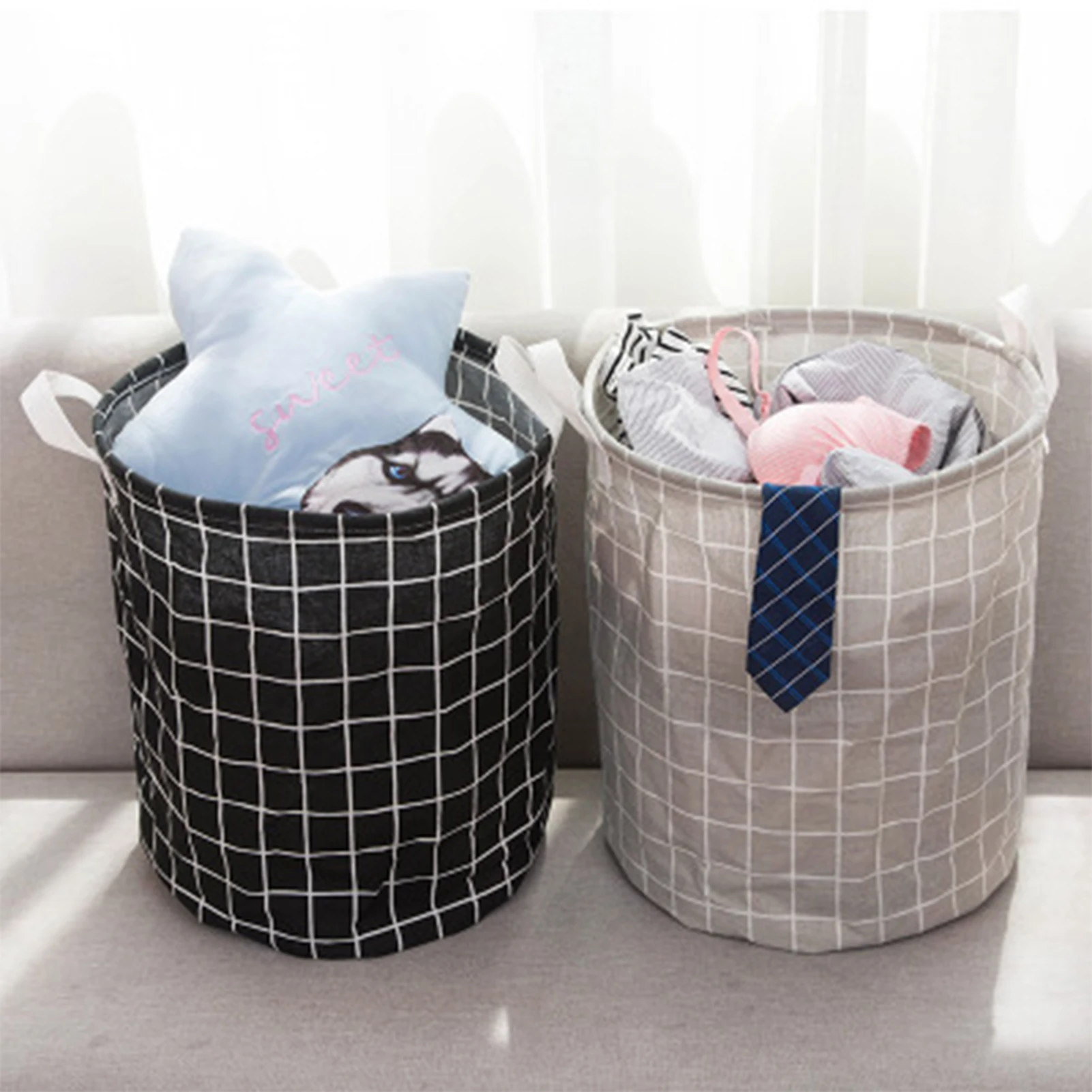 

Clothing Laundry Basket Bag Folding Laundry Flamingo Large Capacity Clothes Bag Children Toys Storage Buckets Waterproof
