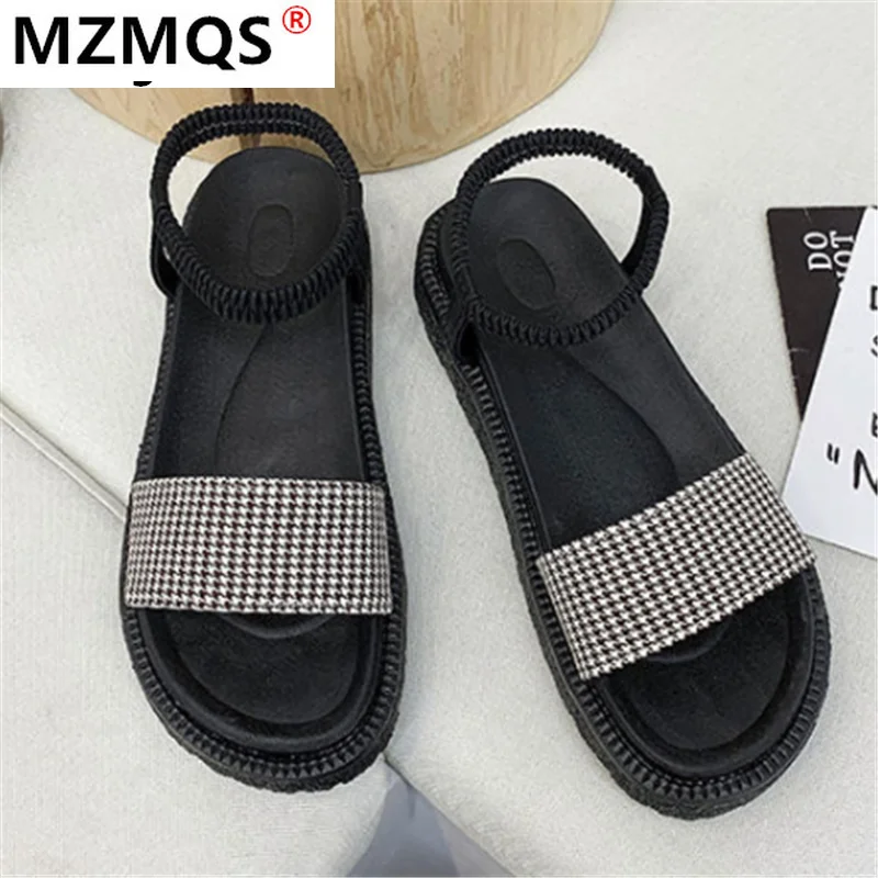 

Summer Women Sandals 2021 New Women Open Toe Soft-slip Non-slip Sandals Fashion Women Comfortable Platform Outdoor Beach Sandals