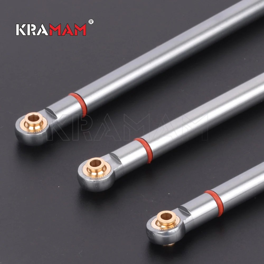 

8pcs/lot Internally Threaded Aluminum Link with M3 Rod End Set 313mm Wheelbase for 1/10 RC Crawler Axial SCX10 RGT 86100