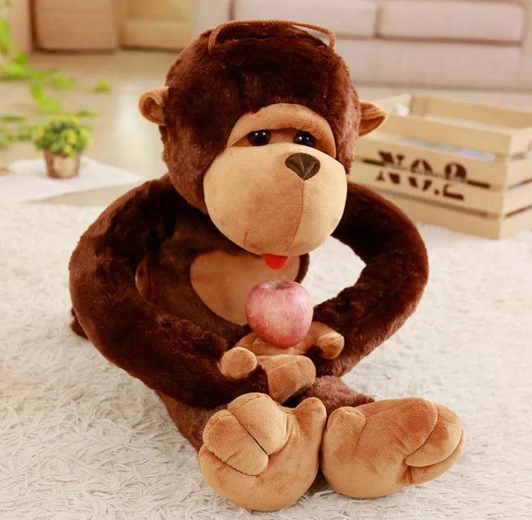 80 см Большие размеры игрушки плюшевые горилла мягкая игрушка сна Кукла