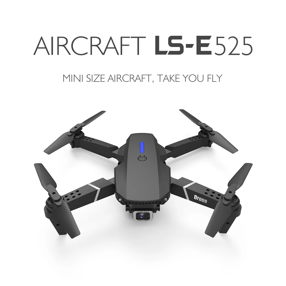 

Новинка, E525 летательная антенна для дрона, 1080P/4K пикселей, двойная камера, переключатель, фиксированная высота, складной игрушечный Дрон с ди...