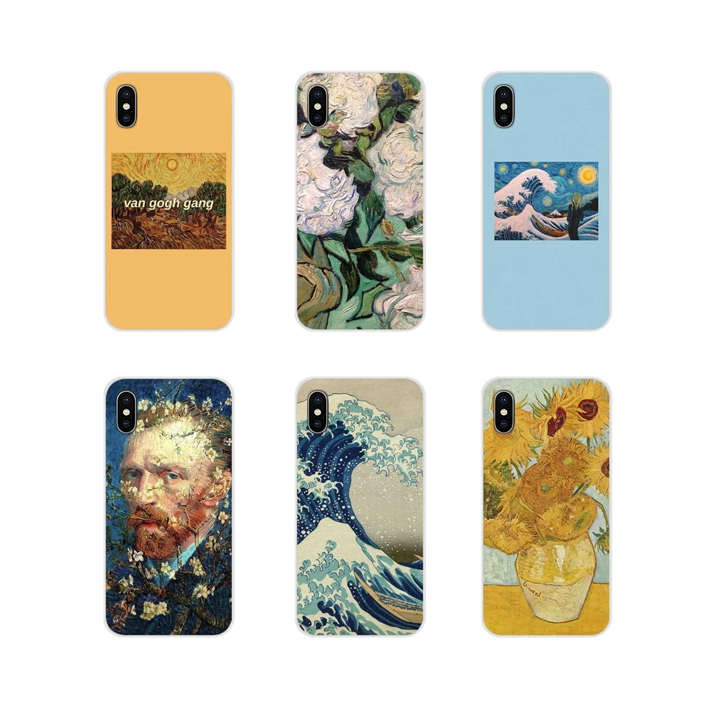 Большое Искусство эстетическое Ван Гог звездное небо для Samsung Galaxy J1 J2 J3 J4 J5 J6 J7 J8 Plus