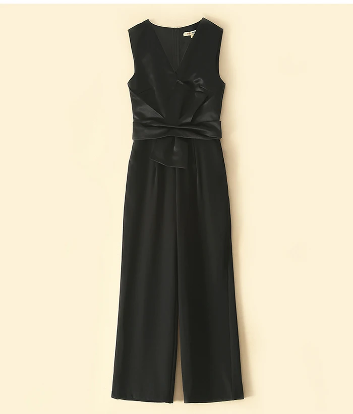 Женский комбинезон без рукавов повседневный Свободный для офиса лето 2020 |