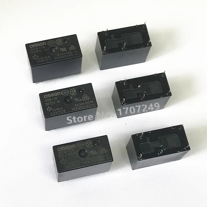 10 шт./лот OMRON Реле G5Q-14 G5Q-14-5V DC5V G5Q-14-12V DC12V G5Q-14-24V DC24V 5A 5pin альтернативные G5Q-1 G5Q-1-EU