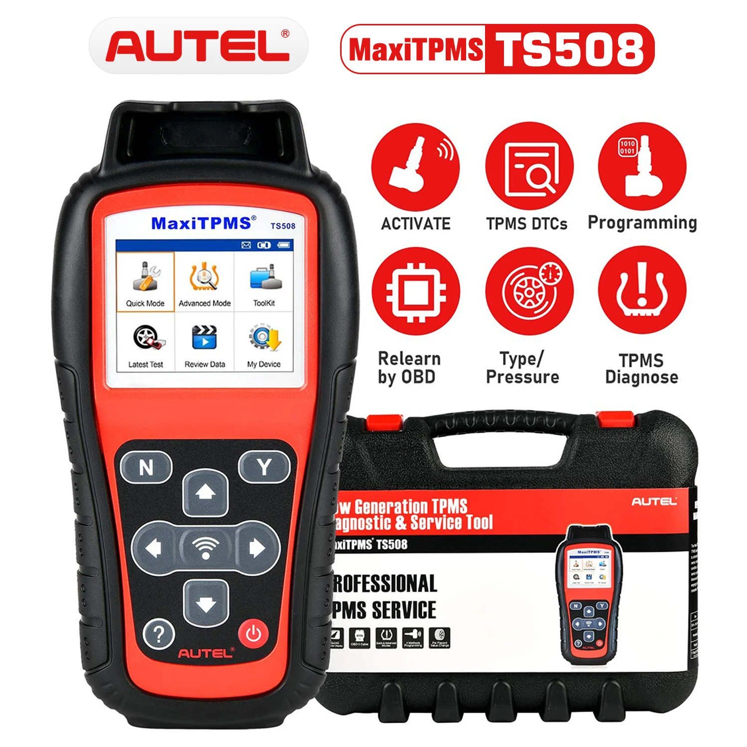 

Autel MaxiTPMS TS508 система диагностики и обслуживания шин