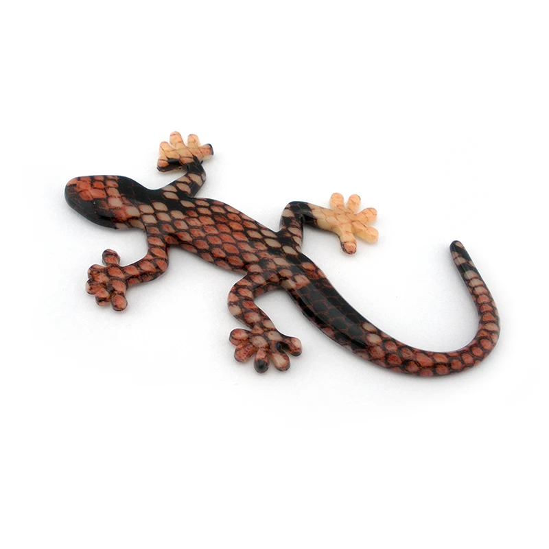 Высококачественный Красный значок gecko из АБС-пластика 3d хромированный пластик