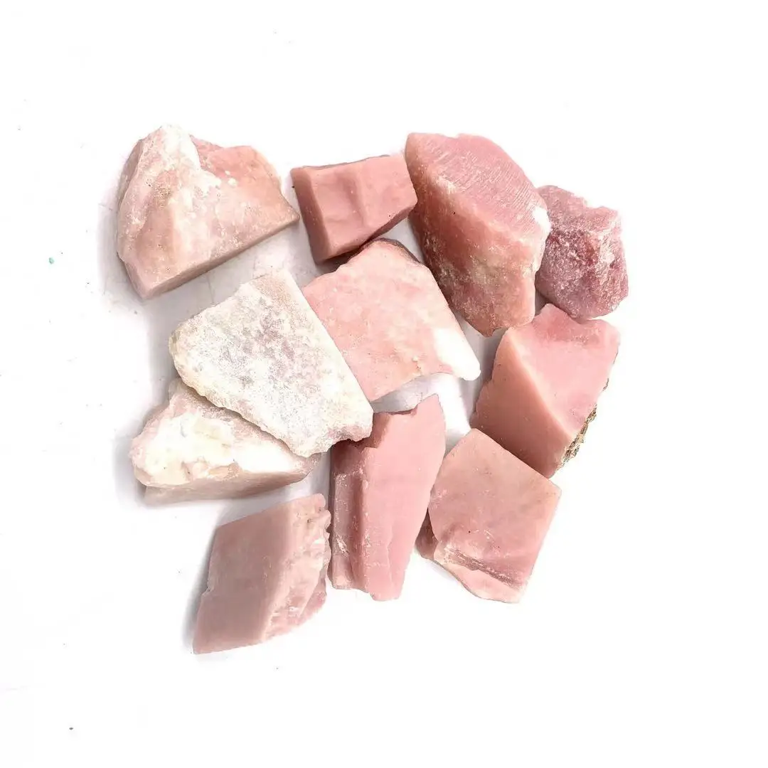 

200g Wholesale Natural Raw Gemstone Pink Opal Crystal Material Stone