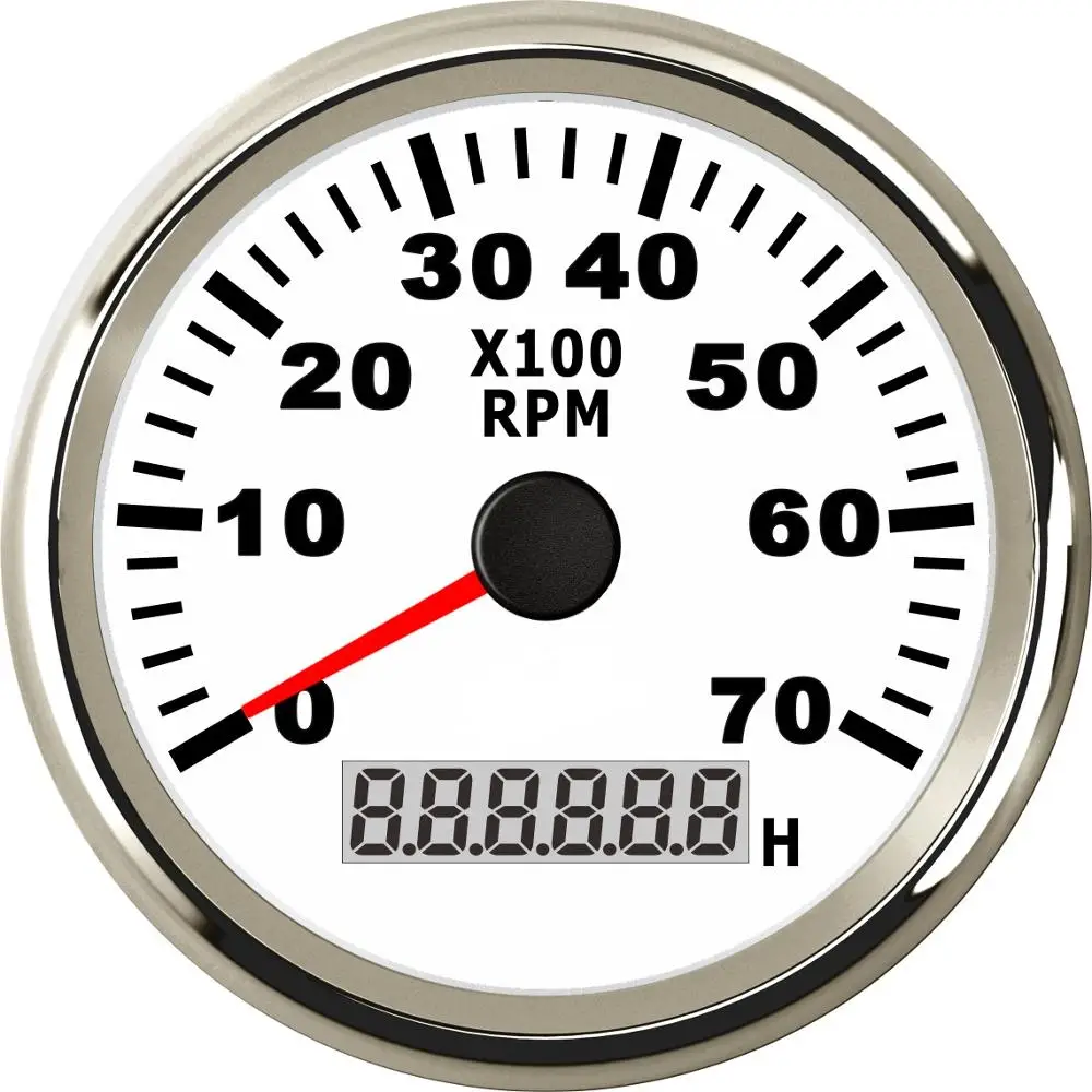 Универсальный Тахометр 85 мм для автомобиля лодки тахометра водонепроницаемого