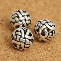 s925 sterling jewelry thai silver diy accessories loose beads 10mm eight treasures auspicious beaded wholesale bulk