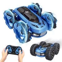 rc car 2 in 1 stunt 360 rotation double sided driving deformed car radio control buggy drift electric machine vehicle toys boys