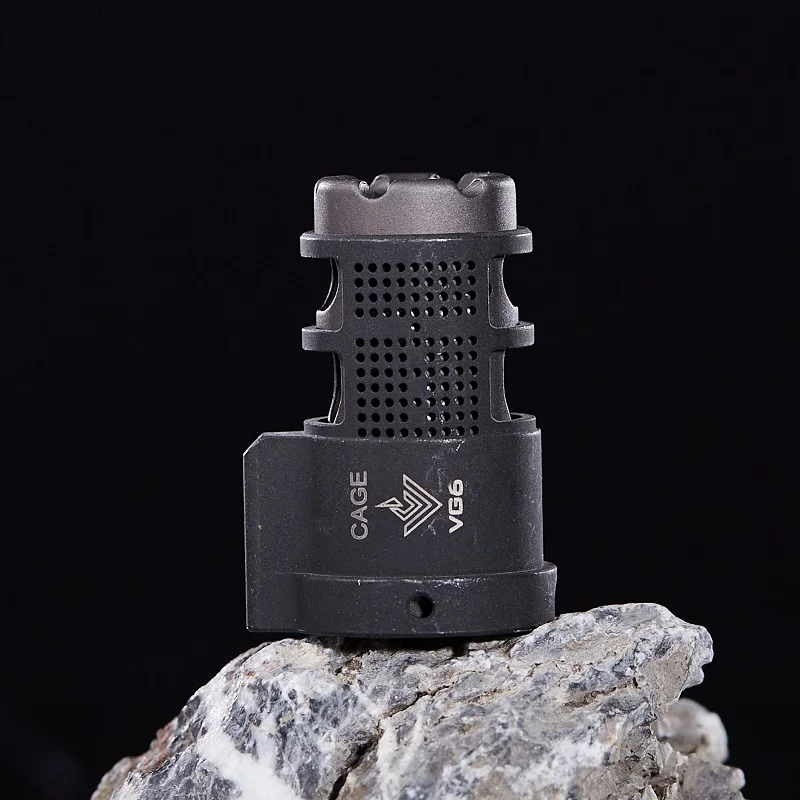 

Steel VG6 Cage with 14mm ccw thread GAMMA 556 VG6 Flash Hider Muzzle Device for airsoft AEG GBB