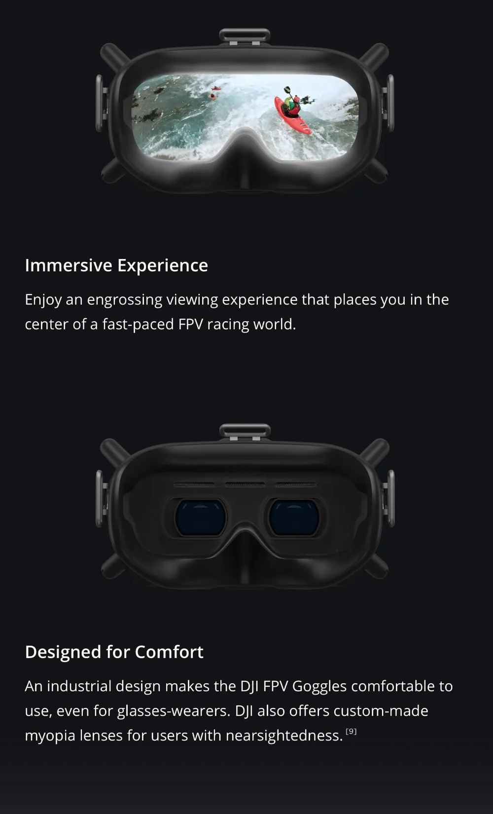 DJI FPV Experience Combo/FPV fly больше комбо включены FPV очки и FPV воздушный блок с новой цифровой системой FPV