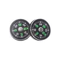 10pcs high quality accurate compass button design practical survival compasses north navigation camping hiking tool outdoora