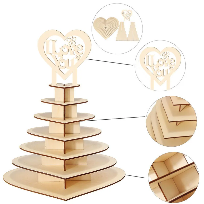 Свадебное Шоколадное сердце Дерево Ферреро Роше центр Дисплей Стенд я люблю вас