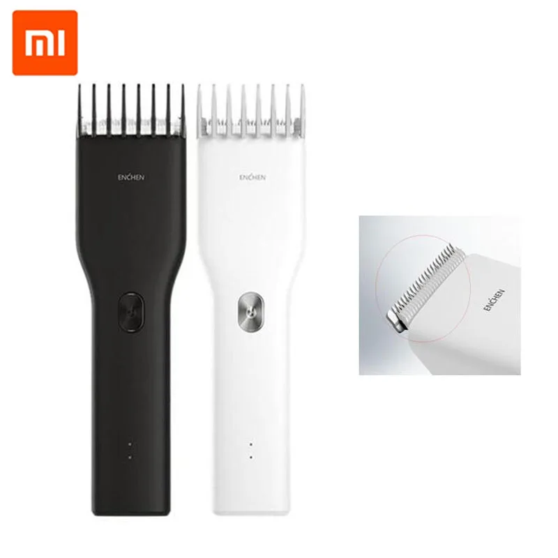 

Xiaomi Enchen Boost USB электрическая машинка для стрижки волос, двухскоростной Керамический Резак, быстрая зарядка волос, триммер для волос, детская ...