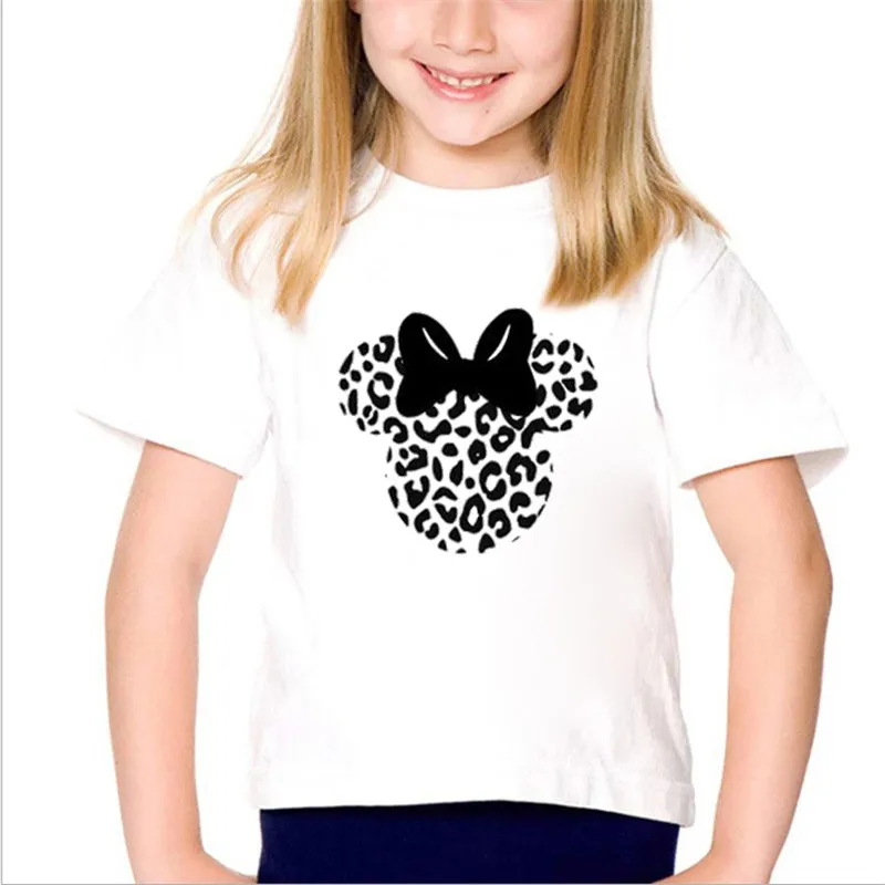 2019 детская футболка модные топы для девочек и мальчиков летняя Милая