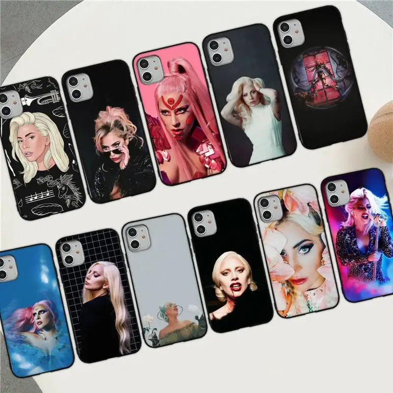 Lady Gaga famous singer Phone Case for iPhone 11 12 13 mini pro XS MAX 8 7 6 6S Plus X 5S SE 2020 XR cover