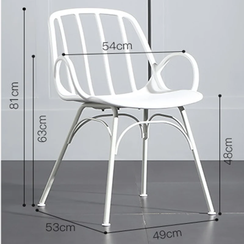 Современный минимализм пластиковый стул ресторанная столовая стулья для фермы