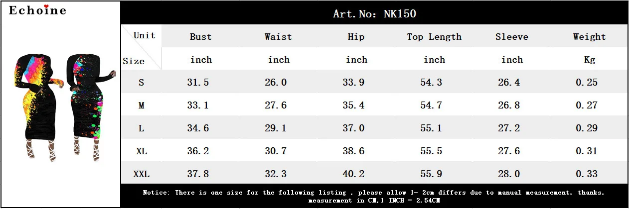 Женское платье в горошек с длинным рукавом и принтом граффити повседневная