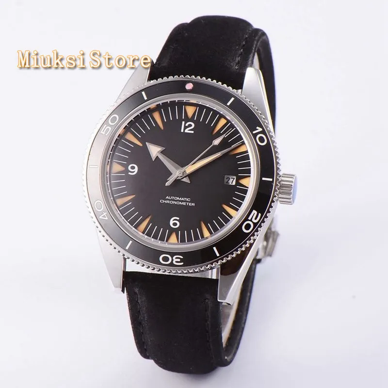 

41mm best-selling luxury brands Corgeut sapphire glass ceramic bezel Black dial Date luminous Automatic mens mechanical Watch