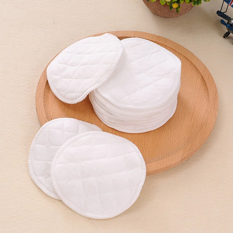 Almohadillas de algod&oacute;n de 3 capas para lactancia, almohadilla lavable a prueba de agua, org&aacute;nico, accesorio de lactancia, 12 Uds. (6 pares)-3