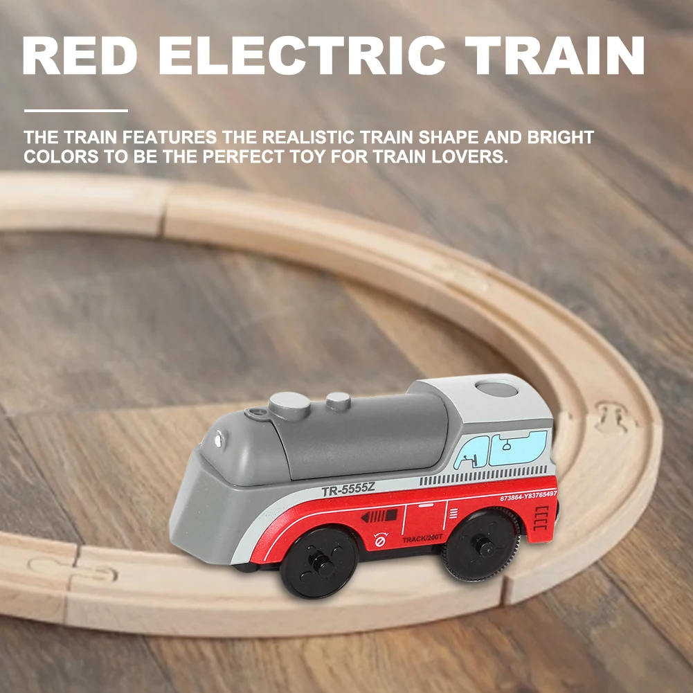Train Toy Battery Powered Engine Kids Wooden Railway Electric Compatible For BRIO Track | Игрушки и хобби