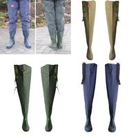 waterproof wading boots over knee hip waders thick leg wear rain boots pants fishing waders