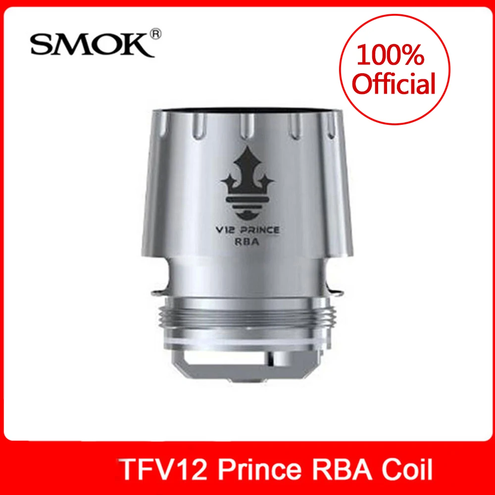 Оригинальная катушка SMOK TFV12 PRINCE RBA сопротивление 0 25 Ом предназначена для Prince Tank DIY