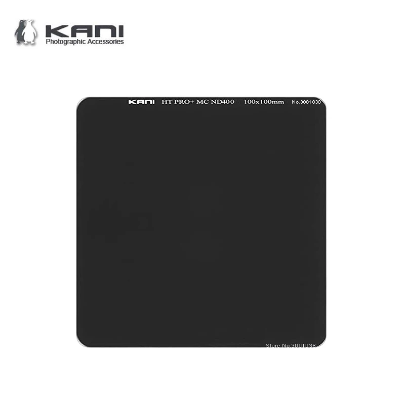 

Kani 100x100mm 8.6 Stop Neutral Density 2.6 ( ND400 ) Square Filter ( HT PRO + MC )