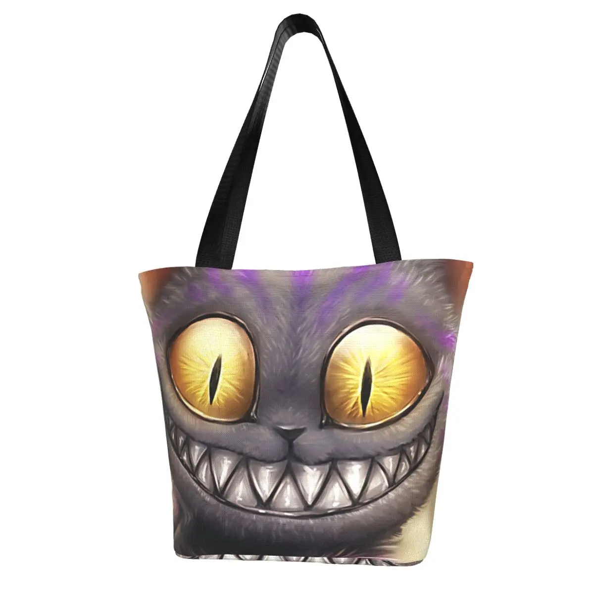 Alice In Wonderland Shopping Bag Aesthetic Cloth Outdoor Handbag Female Fashion Bags