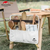naturehike portable hanging picnic tableware storage bag chopsticks straw knife and fork spoon bag camping picnic bags