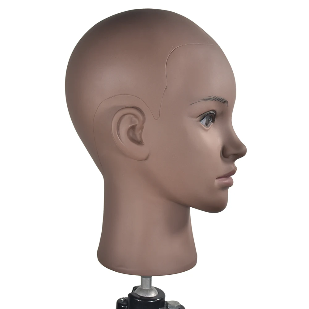 Горячая Распродажа голова манекена в африканском стиле без волос для парика