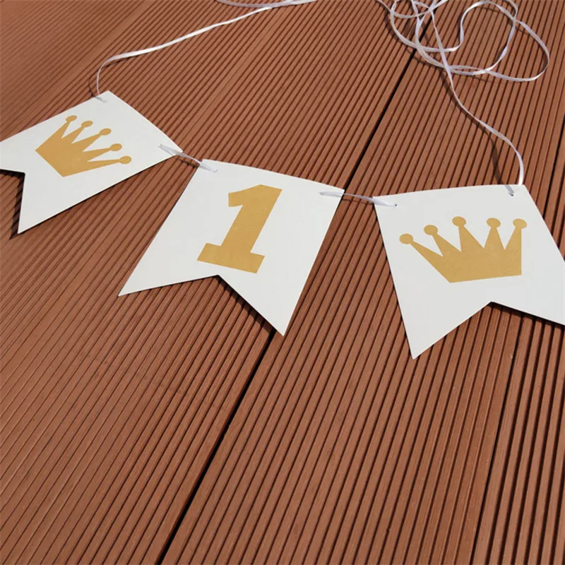 1 комплект детский первый день рождения синий розовый баннерный стул один год