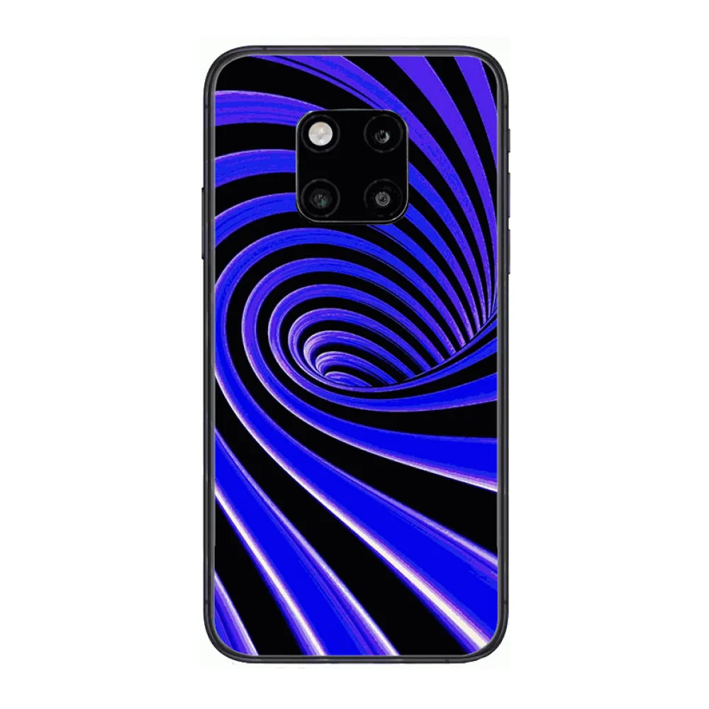 

Vision Attract Phone Case For Huawei mate 30 10 20 40 Lite Smart Z Pro Black Etui 3D Coque Painting Hoesjes case