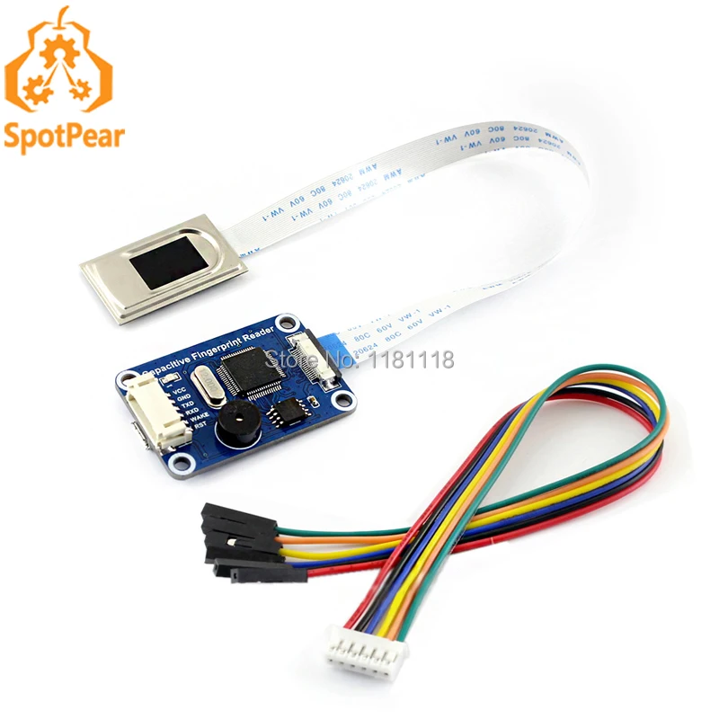 

Емкостный считыватель отпечатков пальцев Raspberry Pi, коммерческий алгоритм отпечатков пальцев, полупроводниковый датчик для Arduino / STM32