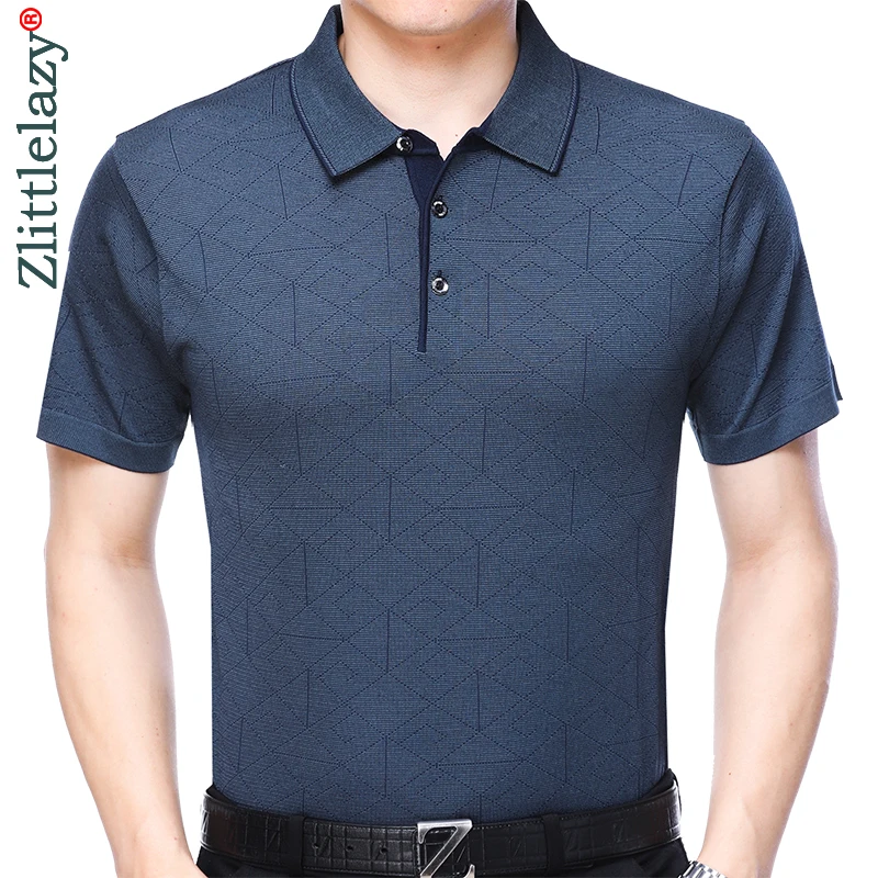 

2020 brand short sleeve polo tee shirt men casual summer argyle men's clothing polos shirts mens fashion slim fit poloshirt 4301