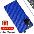 Новая 3D пленка из углеродного волокна для Huawei Honor V20, V30 Pro, 9X, X8, X10 Max, Huawei Honor 30, 20 Pro, наклейка, меняющая цвет, матовая пленка
