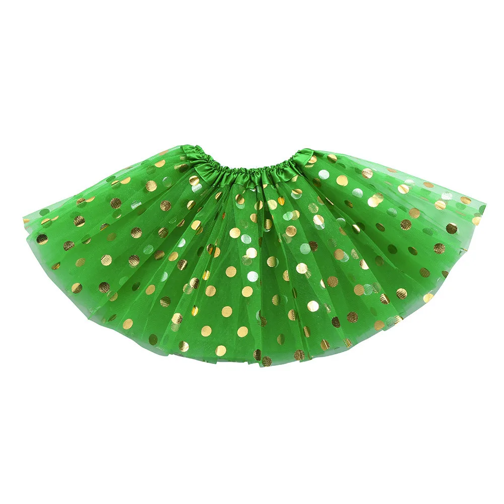 Юбка для маленьких девочек балетная юбка пачка в горошек Праздничная фатиновая