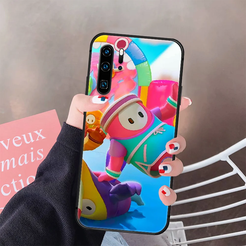

Fall Guy Game Phone Case Cover Hull For Huawei P8 P9 P10 P20 P30 P40 Lite Pro Plus Smart Z 2019 black Etui Silicone Funda