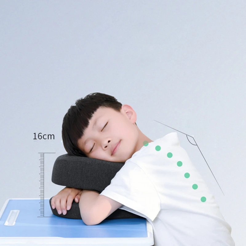 Memory Foam Nap Pillow for Travel Headrest Neck Support Cushions Office Rest Lunch Break Orthopedic Student Desk Sleeping | Дом и сад