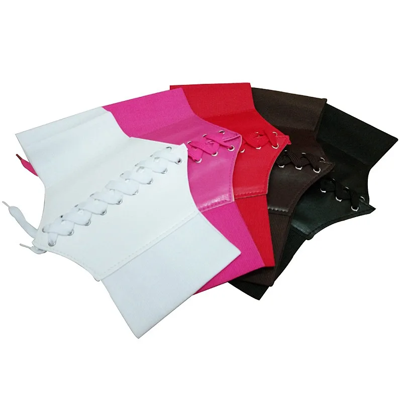 

2021 Corset Wide Pu Leather Slimming Body Belts For Women Elastic High Waist Belts Cinto Sobretudo Feminin Ceinture Femme Fajas