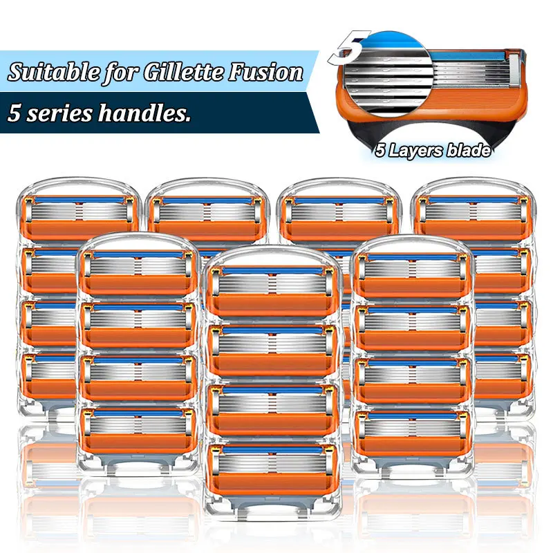 Бритва Gillette Fusion 5 для мужчин безопасная ручная бритва сменные t образные головки