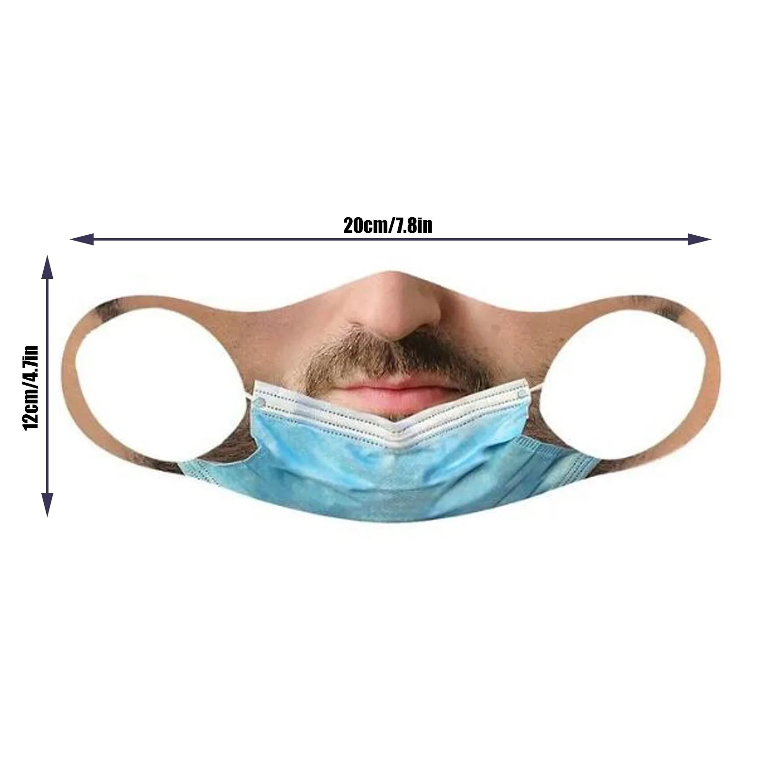 

2021 New Adult Funny Cotton Print Mask Washable Windproof Reusable Mouth-muffle Face Mouth Mask Mondmasker Mascarillas
