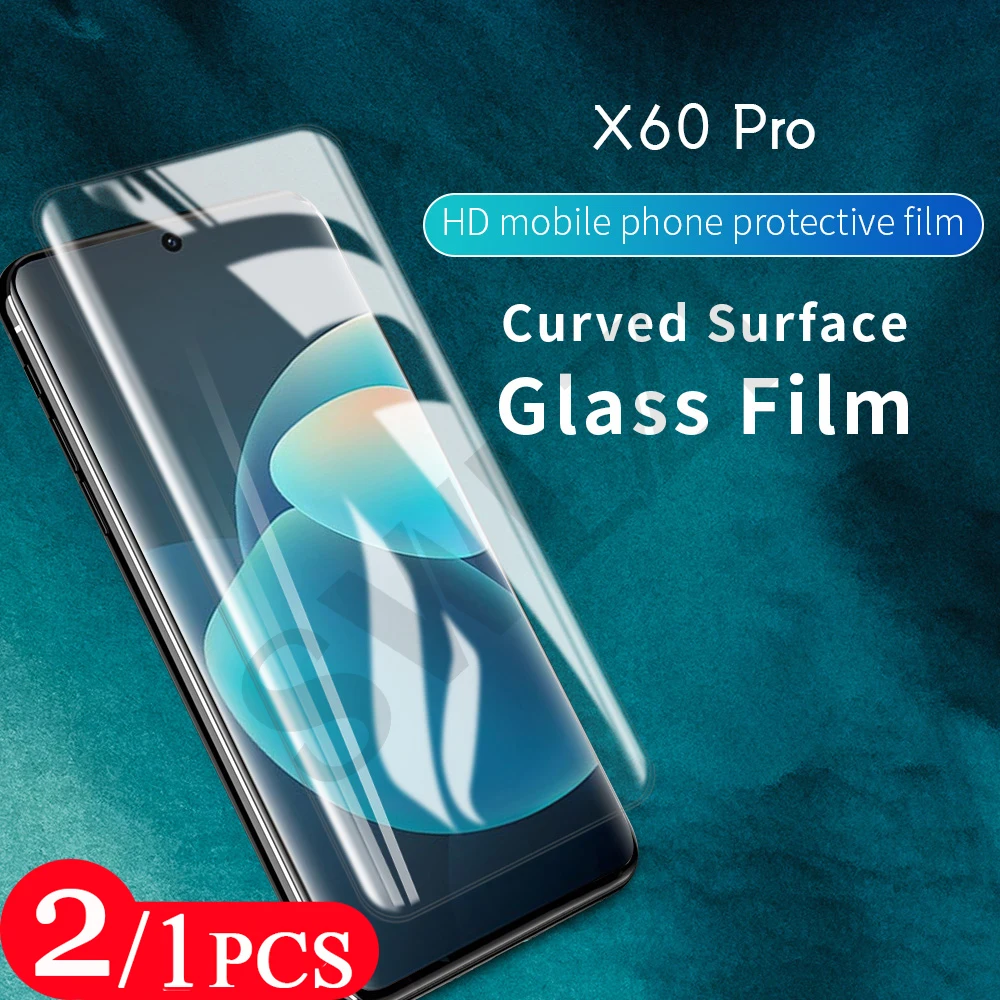 2/1 шт. УФ Стекло для vivo X50 iQOO 5 pro всего контура NEX 3 3S телефона защита экрана X60 pro плюс защитная пленка из закаленного стекла Стекло Защитная пленка для смартфона